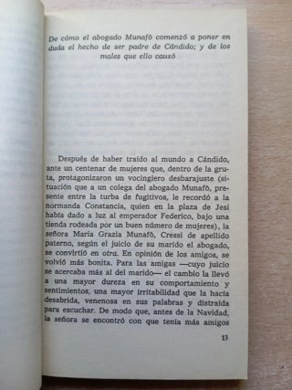 Cándido o un sueño siciliano. Leonardo Sciascia.