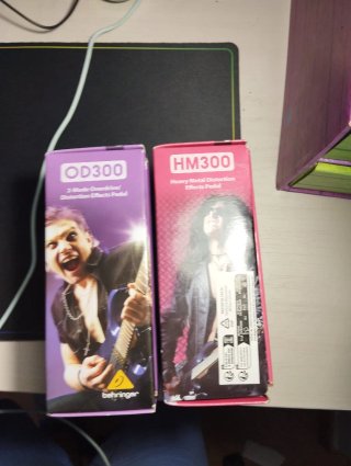 Pedales Behringer OD300 y HM300