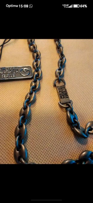 Set collana e bracciale vintage bronzo