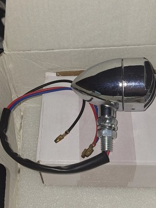 Intermitentes Moto Cromados ámbar