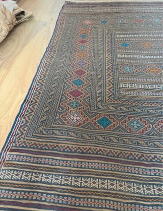 Kilim antiguo tipo Sumagh