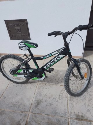 Bicicleta infantil RUNFIT 18 pulgadas