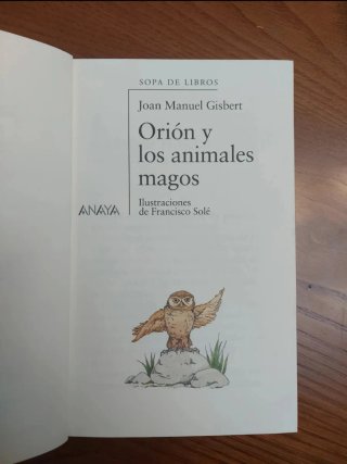 Orión y los animales magos