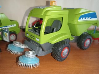 Playmobil-Vehiculos Limpieza  Paisajista 6111 6112