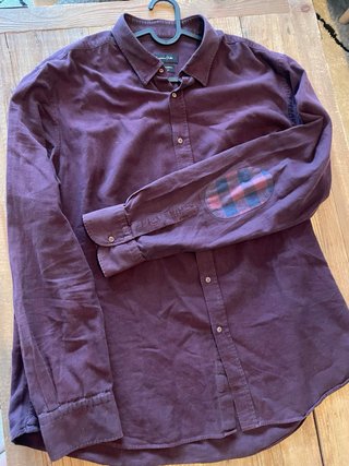 Camisa Massimo Dutti Morada