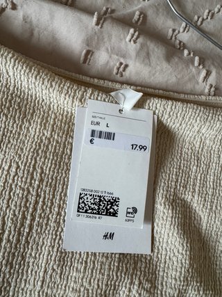 Vestido H&M Beige Talla L