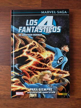 Marvel Saga 4 fantásticos 4, 6 y 9.