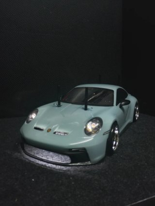 Tamiya TT02 Porsche 911 GT3 RC con luces