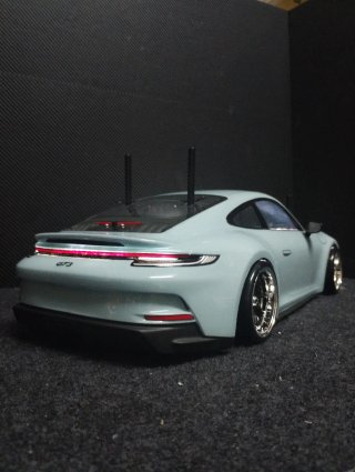 Tamiya TT02 Porsche 911 GT3 RC con luces