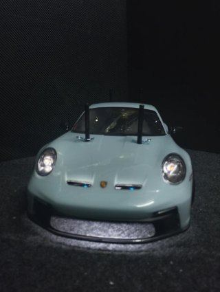 Tamiya TT02 Porsche 911 GT3 RC con luces