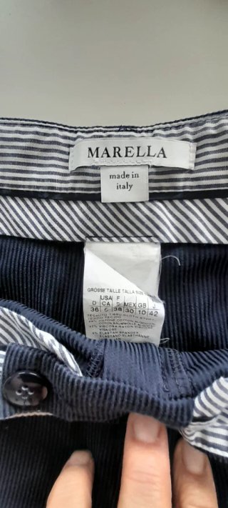 Pantaloni donna Marella blu