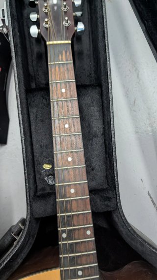 Guitarra Acústica Fender con Estuche y Soporte