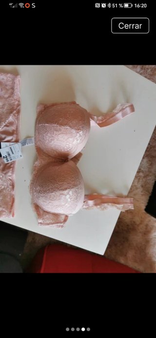 Conjunto sujetador y braguita T-95D XL