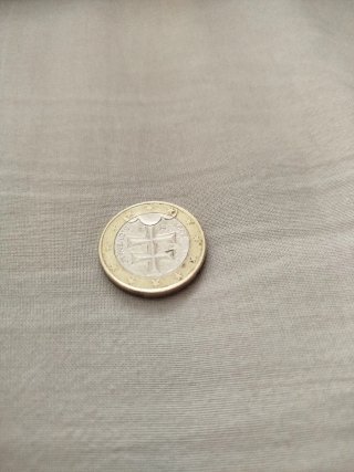 Moneda 1 Euro Eslovaquia 2009 Defecto