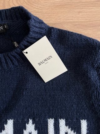 Malha Balmain Paris Azul