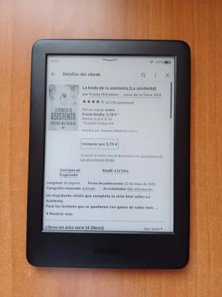 E-reader Kindle 10 nero con accessori