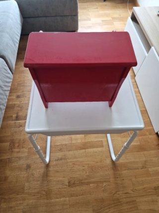 Piano de juguete Janod rojo