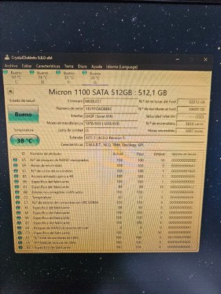 Discos duros 2x SSD M.2  512GB 2x NVMe 512GB