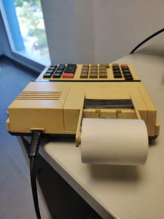 Calculadora registradora impresora ELCO EO-1225