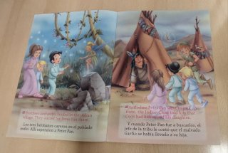 Cuentos Bilingue Caperucita Roja , Peter Pan
