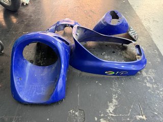 Carcasa Piaggio Zip Azul