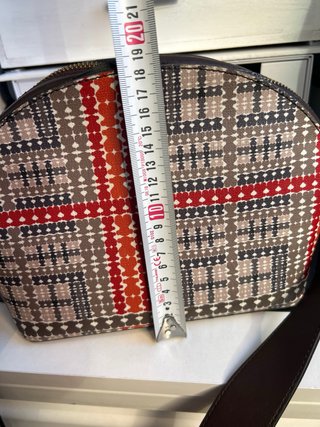 Bolso Tous Original Cuadros Marrón y Rojo
