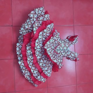 vestido flamenca niña,talla de 2 a 4 años