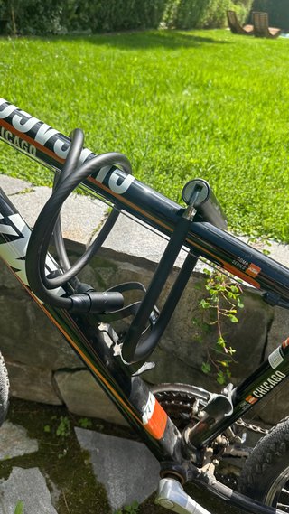 Bicicleta con accesorios