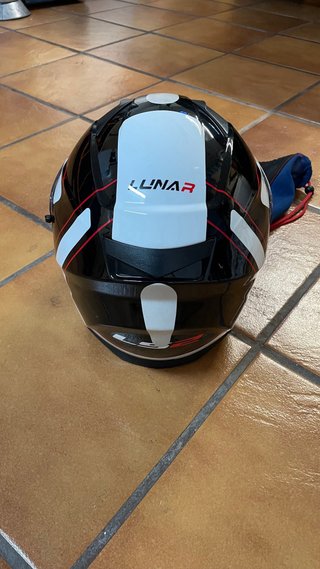 Casco Integral LS2 Blanco Negro