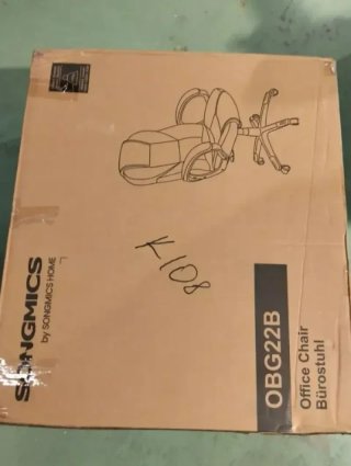 Silla Oficina Ergonómica Giratoria SONGMICS OBG22B