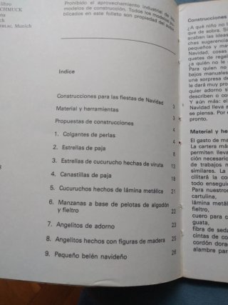 Libro "Cómo hacer adornos navideños" Vintage CAEC