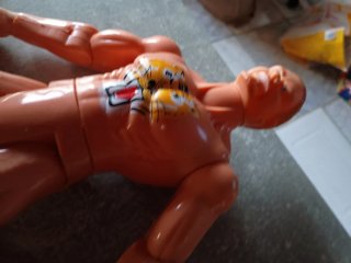 Luchador barba roja figura años 80/90