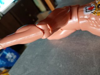 Luchador barba roja figura años 80/90
