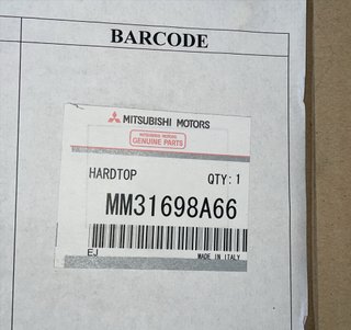 MM31698A66 Hardtop Sportback MITSUBISHI