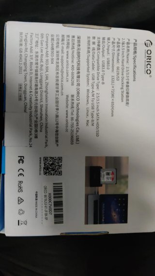 Orico Lector Disco 2.5 y 3.5 USB 3.0
