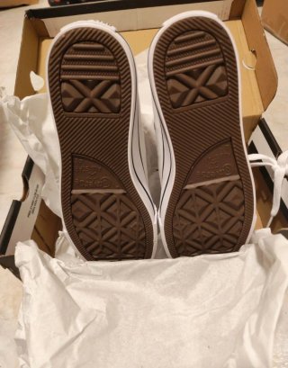 Converse Chuck Taylor Hi Blancas Talla 37
