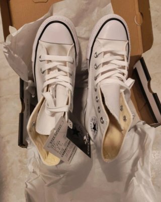 Converse Chuck Taylor Hi Blancas Talla 37