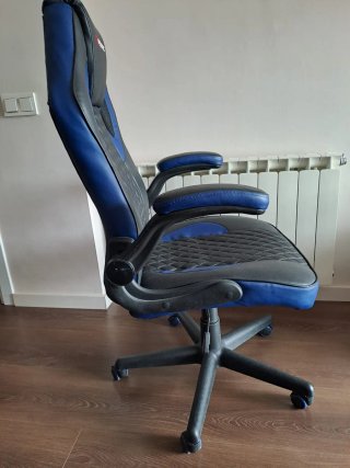 Silla Gamer Racing Negra y Azul