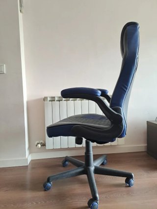 Silla Gamer Racing Negra y Azul