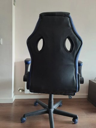 Silla Gamer Racing Negra y Azul