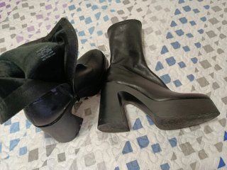 Botas negras plataforma tacón