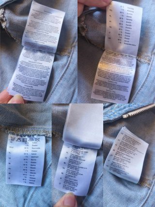 Chaqueta vaquera corta Colours of the World Talla