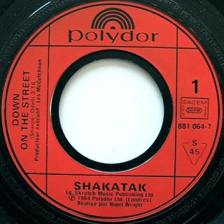 Shakatak Down On The Street / Holding On 7" 45 RPM