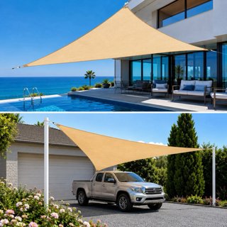 Toldo Vela Beige 3x3x3m
