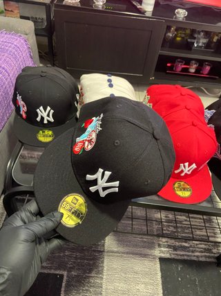 Gorra New Era NY Yankees Negra Roja