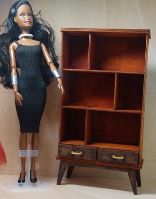 Aparador Vintage Madera Escala 1:6.hecho a mano