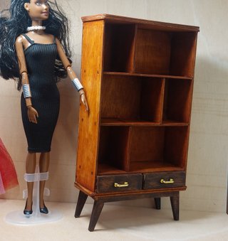 Aparador Vintage Madera Escala 1:6.hecho a mano