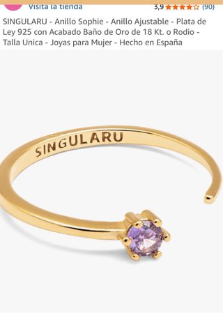 Anillo Singularu Rosa