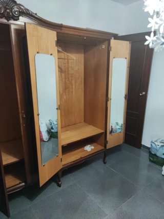 Armario ropero 6 puertas madera