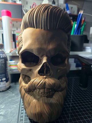 Soporte para auriculares de calavera